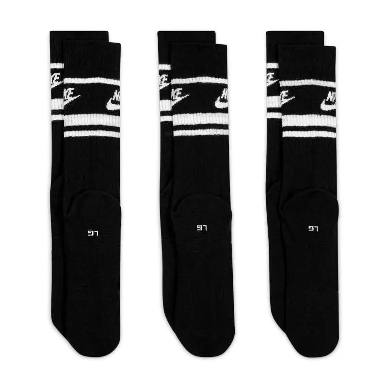 Jual Kaos Kaki Training Nike 3Pk Everyday Essential Crew Socks Black Original Dx5089-010 - hoopspoint.com