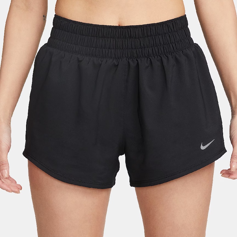Jual Celana Lari Wanita Nike Wmns Mid-Rise 3" Brief-Lined Shorts Black Original Dx6011-010 - hoopspoint.com