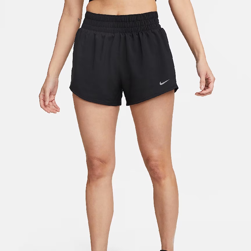 Jual Celana Lari Wanita Nike Wmns Mid-Rise 3" Brief-Lined Shorts Black Original Dx6011-010 - hoopspoint.com