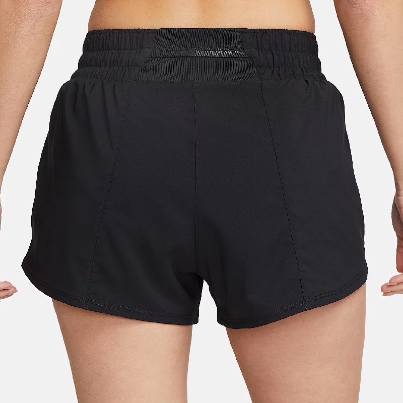 Jual Celana Lari Wanita Nike Wmns Mid-Rise 3" Brief-Lined Shorts Black Original Dx6011-010 - hoopspoint.com