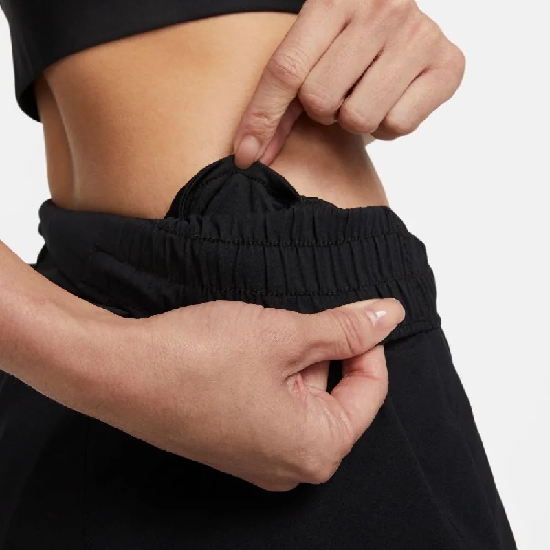 Jual Celana Lari Wanita Nike Wmns Mid-Rise 3" Brief-Lined Shorts Black Original Dx6011-010 - hoopspoint.com