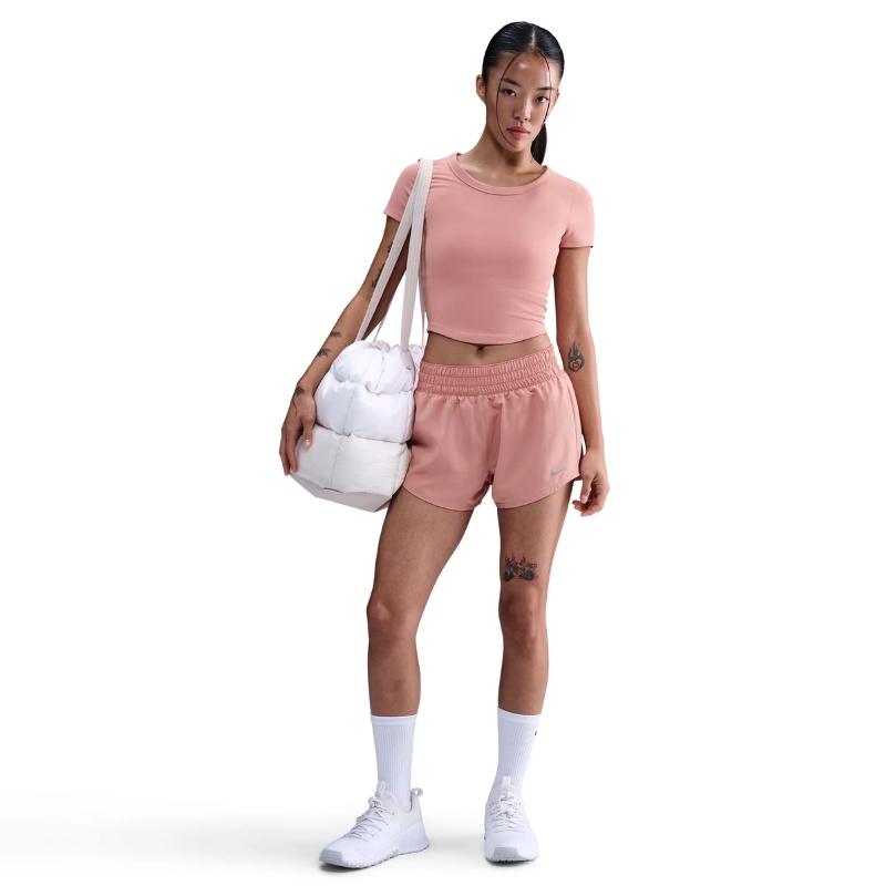 Jual Celana Lari Wanita Nike Wmns One Df Mr 3In Br Short Rust Pink Original Dx6011-685 - hoopspoint.com