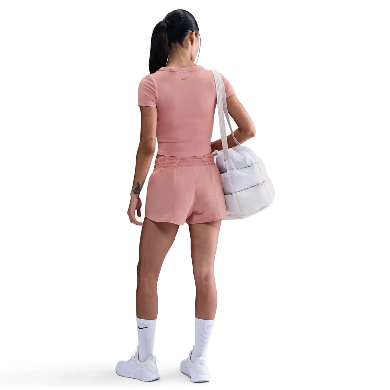 Jual Celana Lari Wanita Nike Wmns One Df Mr 3In Br Short Rust Pink Original Dx6011-685 - hoopspoint.com