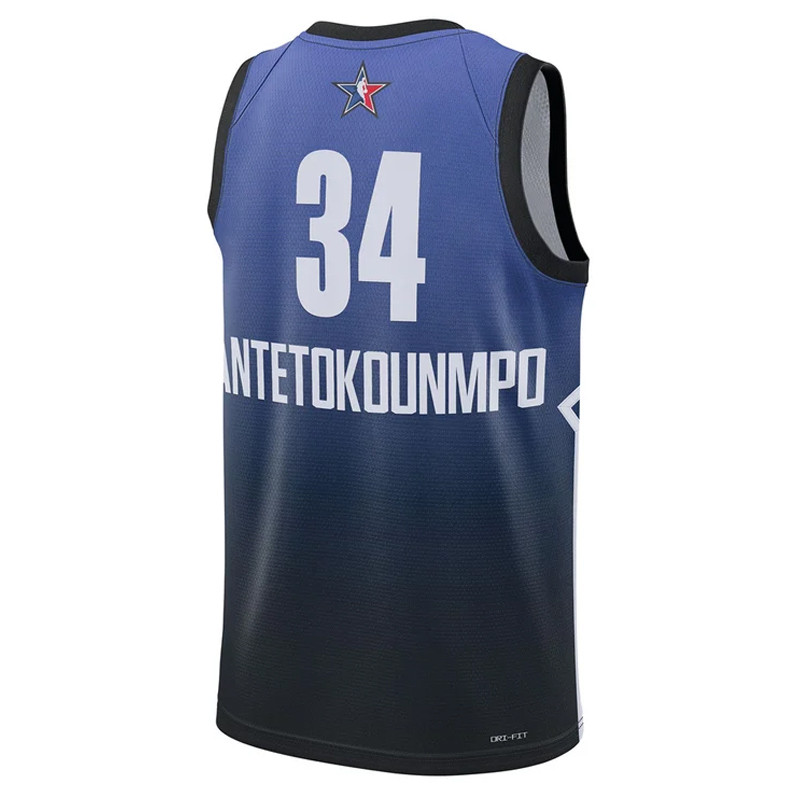 Jual Baju Basket Air Jordan Giannis Antetokounmpo All-Star 2023 Swingman Jersey Blue Original Dx6326-500 - www.hoopspoint.com