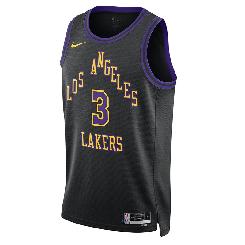 Jual Baju Basket Nike Anthony Davis La Lakers City Edition Swingman Jersey Black Original Dx8506-011 - hoopspoint.com