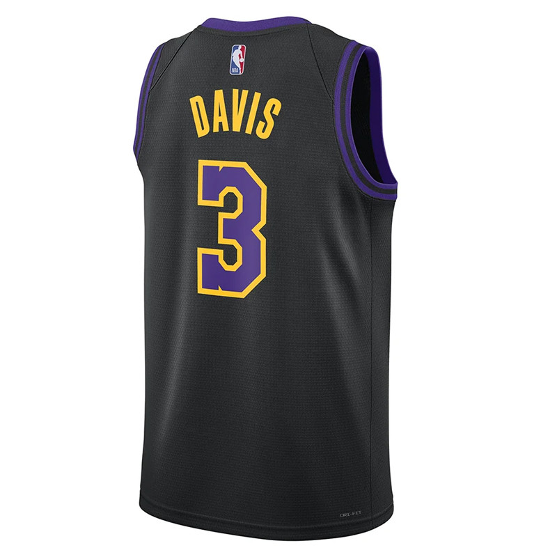 Jual Baju Basket Nike Anthony Davis La Lakers City Edition Swingman Jersey Black Original Dx8506-011 - hoopspoint.com