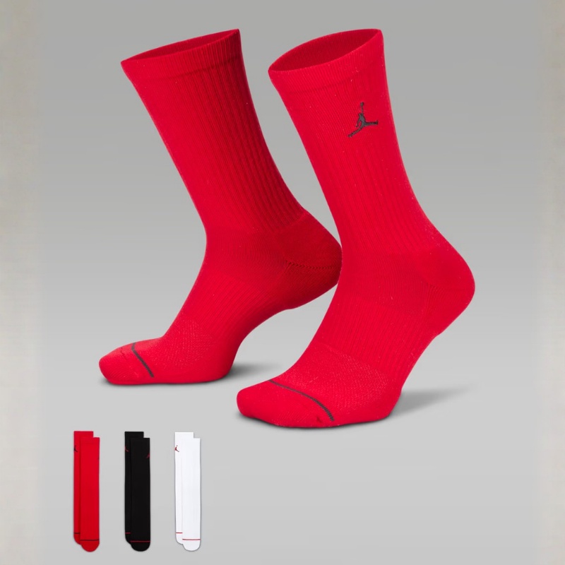 Jual Kaos Kaki Basket Air Jordan Everyday Crew Socks 3 Pairs Multicolour Original Dx9632-918 - hoopspoint.com