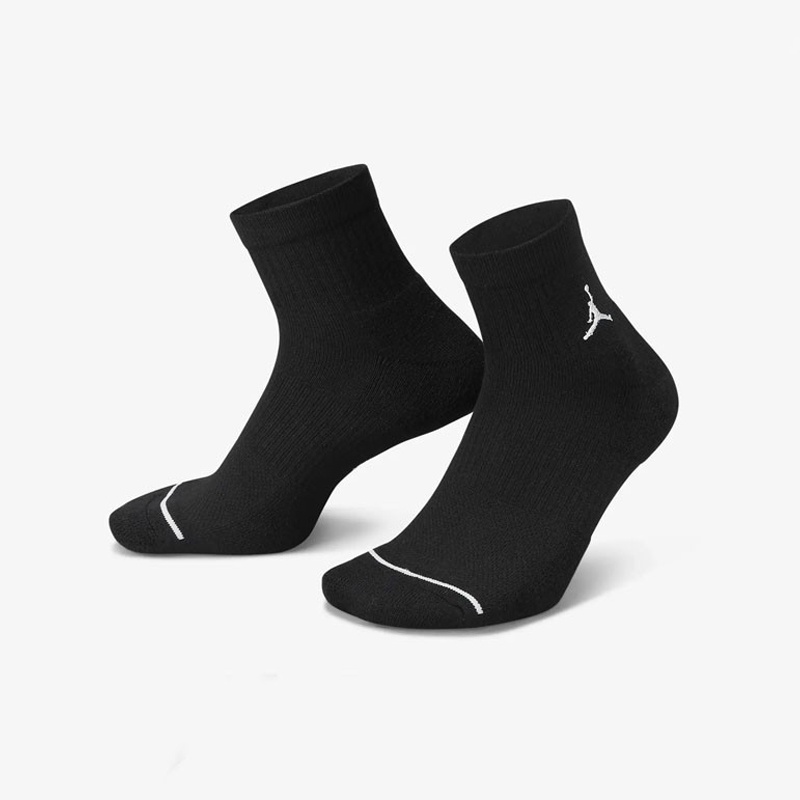 Jual Kaos Kaki Basket Air Jordan 3Pk Jumpman Ankle Socks Black Original Dx9655-010 - www.hoopspoint.com