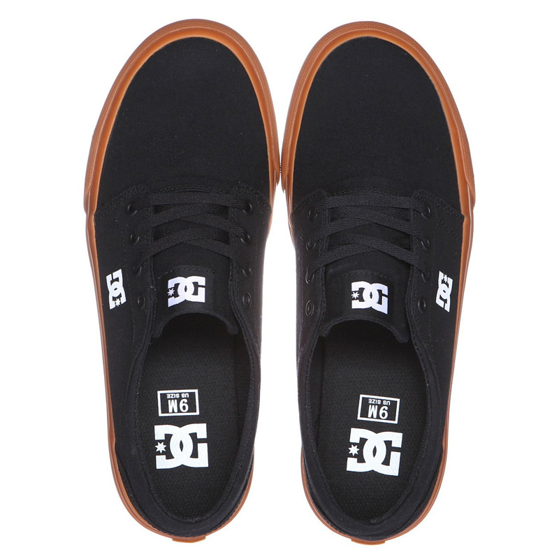 Jual Sepatu Skate Dc Shoes Trase Tx Black Gum Original Dys300126-Bgm - hoopspoint.com