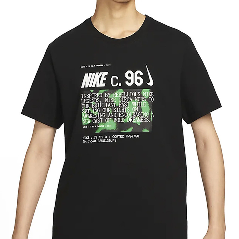 Jual Baju Sneakers Nike Circa Tee Black Original Dz2688-010 - hoopspoint.com