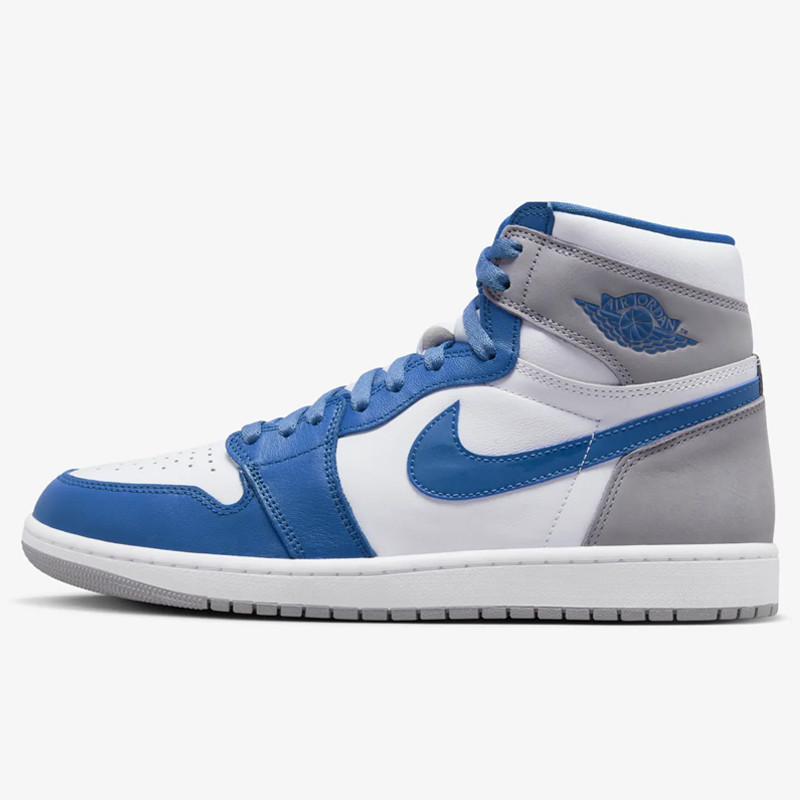 Jual Sepatu Sneakers Air Jordan Aj 1 Retro High Og True Blue Original Dz5485-410 - hoopspoint.com