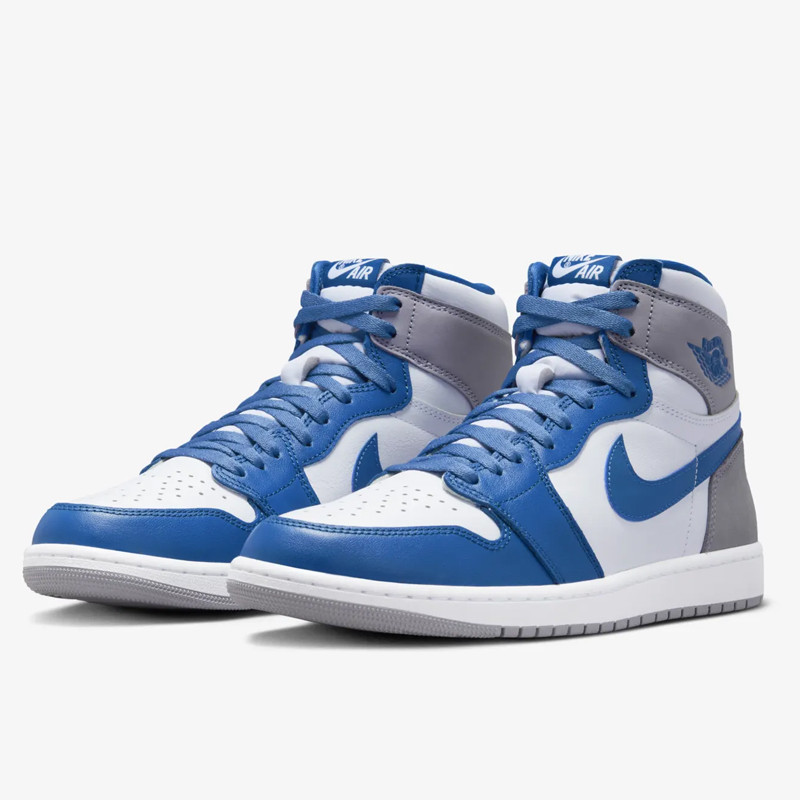 Jual Sepatu Sneakers Air Jordan Aj 1 Retro High Og True Blue Original Dz5485-410 - hoopspoint.com