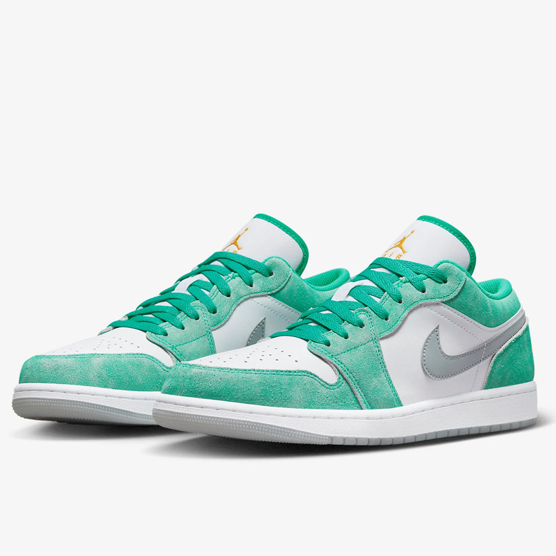 Jual Sepatu Sneakers Air Jordan Aj 1 Low Se New Emerald Original Dn3705-301 - hoopspoint.com