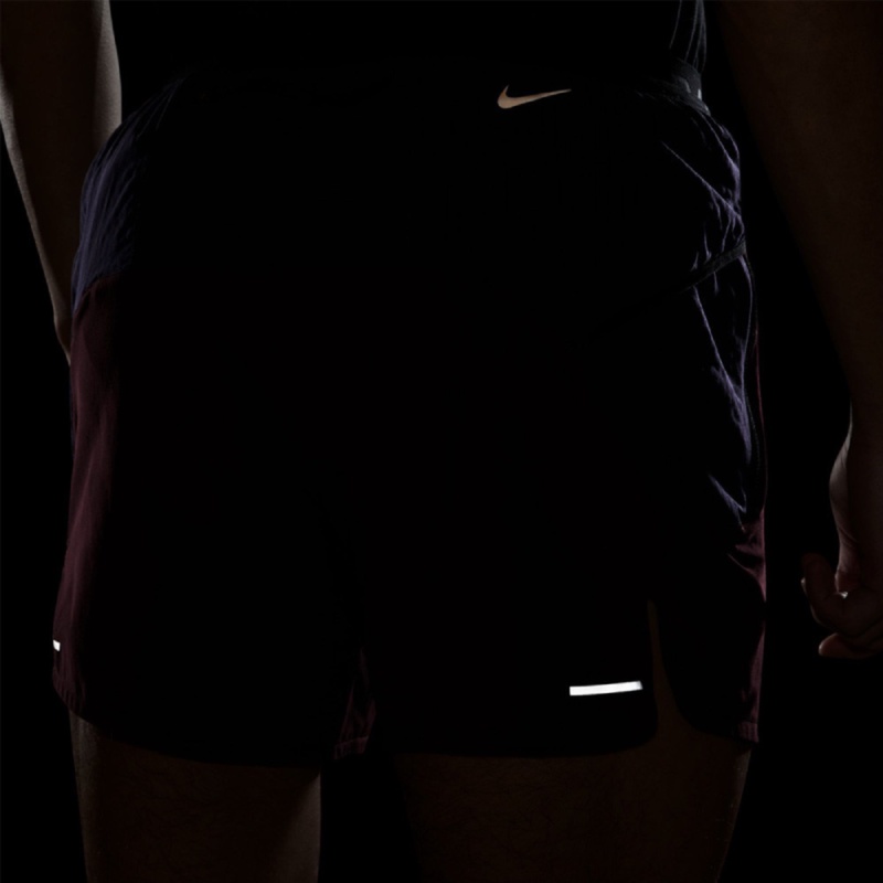 Jual Celana Trail Nike Dri-Fit 5 Inch Brief-Lined Shorts Night Maroon Original Dv9312-681 - hoopspoint.com
