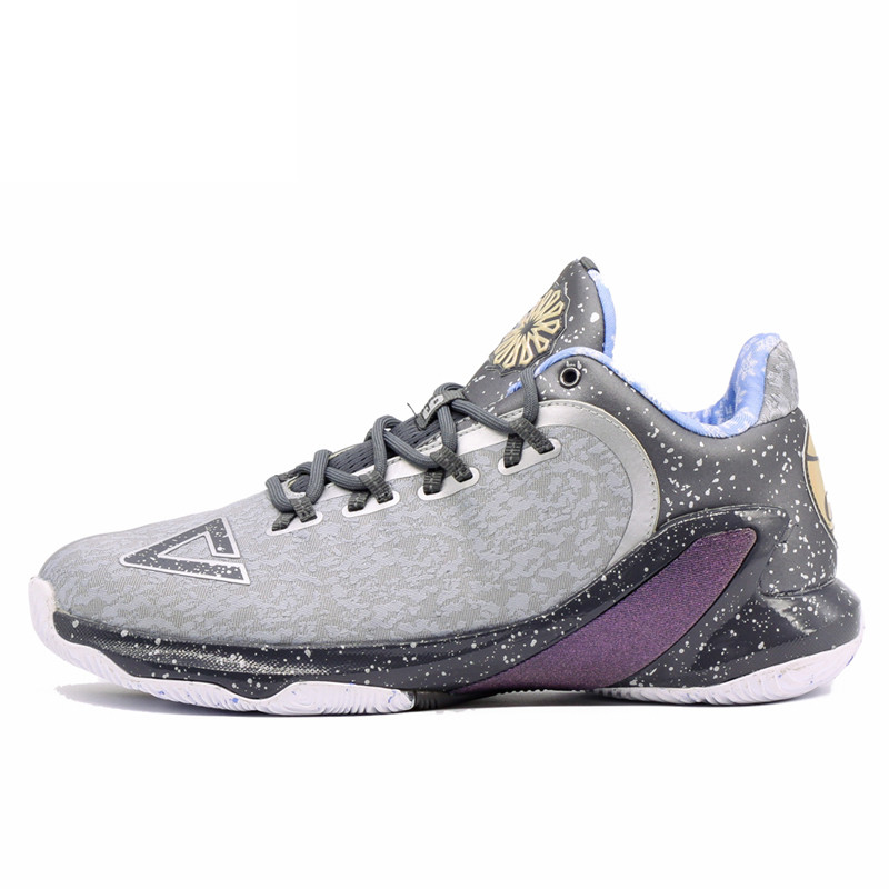 Beli Sepatu Basket Peak Tony Parker 9 V Steel Grey Original E73323A-Steelgrey