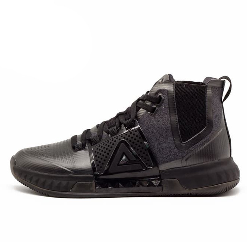 Jual Sepatu Basket Peak Dwight Howard Iii High Black Original E74003A-Black- - hoopspoint.com