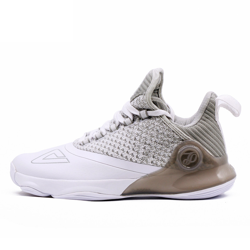 Beli Sepatu Basket Peak Tony Parker 9 Vi White Light Grey Original E83323A-White-Lt.grey