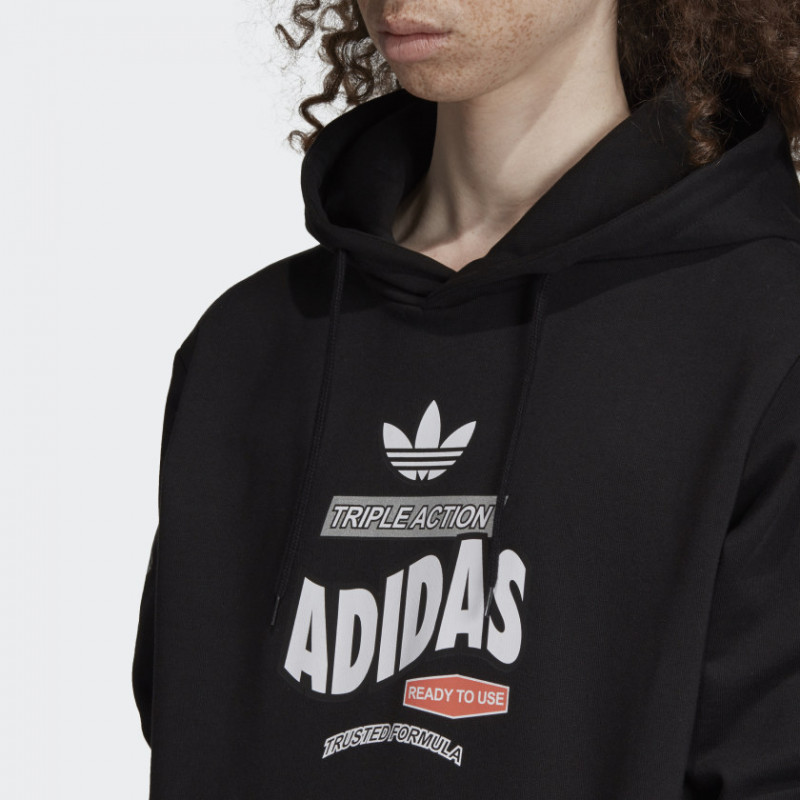 Jual Baju Sneakers Adidas Bodega Hoodie Black Original Ed7068 - hoopspoint.com