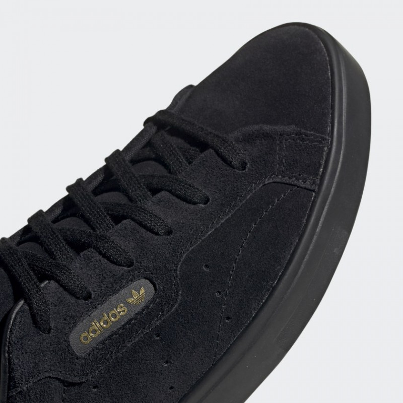 Jual Sepatu Sneakers Wanita Adidas Wmns Sleek Core Black Original Ee7104 - hoopspoint.com