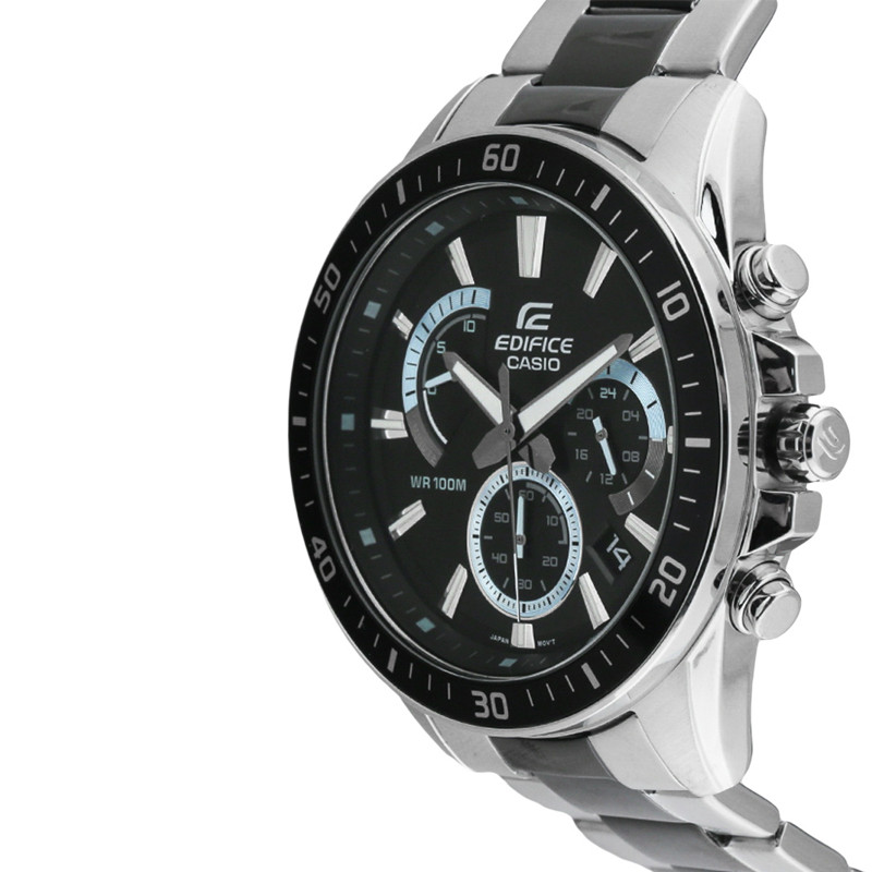 Jual Jam Tangan Sneakers Pria Casio Edifice Standard Chronograph Series Black Silver Original Efr-552Sbk-1Avudf - hoopspoint.com