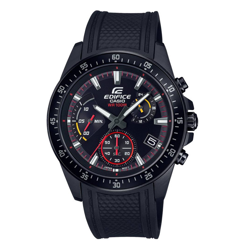 Jual Jam Tangan Sneakers Pria Casio Edifice Chronograph Black Original Efv-540Pb-1Avudf - hoopspoint.com
