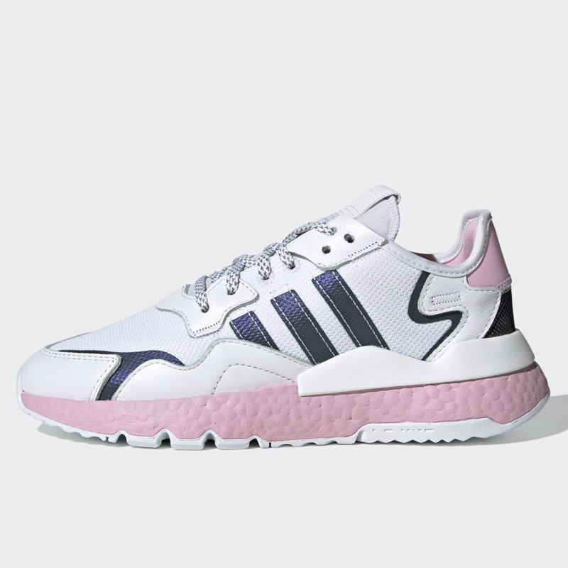 Beli Sepatu Sneakers Wanita Adidas Wmns Nite Jogger White Pink Original Eg7942