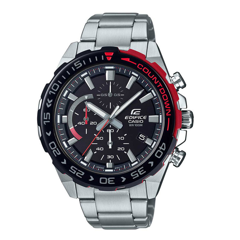 Beli Jam Tangan Sneakers Pria Casio Edifice Chronograph Silver Original Efr-566Db-1Avudf