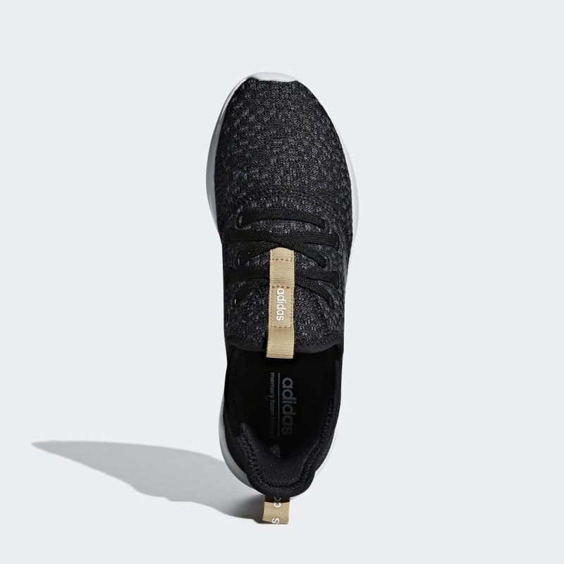 Jual Sepatu Lari Wanita Adidas Wmns Cloudfoam Pure Core Black Original F34677 - hoopspoint.com