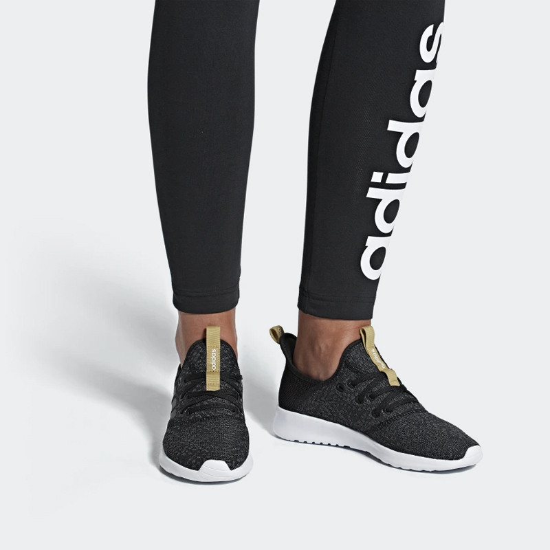Jual Sepatu Lari Wanita Adidas Wmns Cloudfoam Pure Core Black Original F34677 - hoopspoint.com