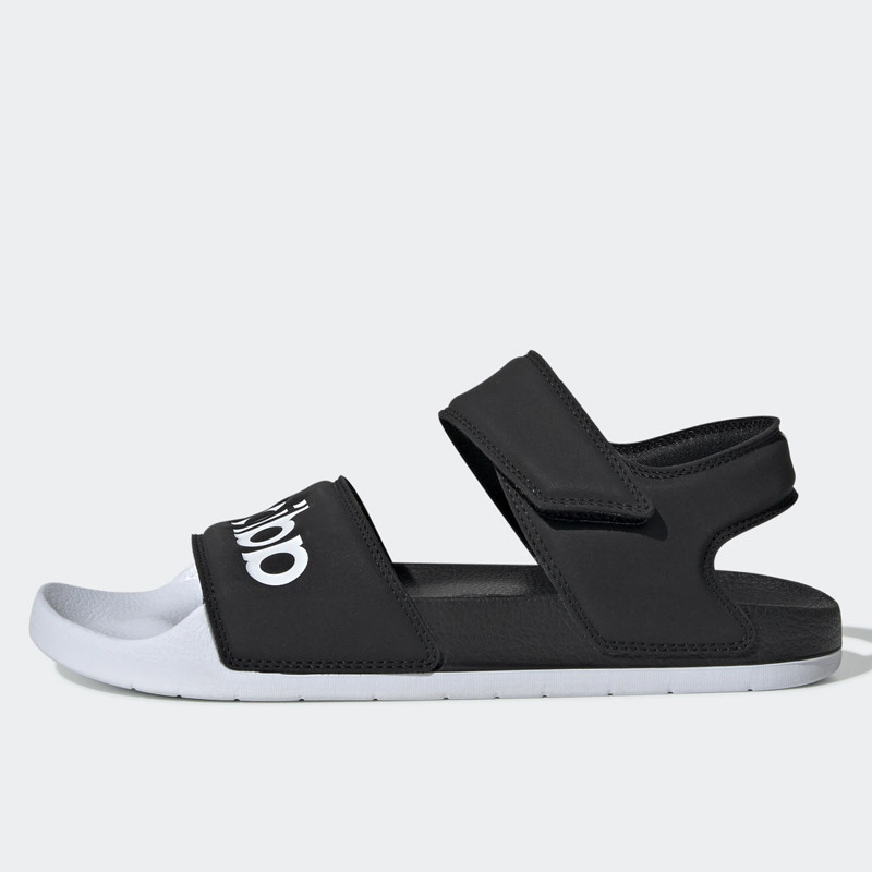 Jual Sandal Sneakers Adidas Adilette Sandals Black White Original F35416 - hoopspoint.com