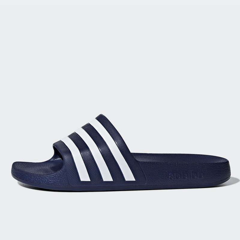 Jual Sandal Sneakers Adidas Adilette Aqua Slides Dark Blue Original F35542 - hoopspoint.com