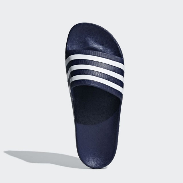 Jual Sandal Sneakers Adidas Adilette Aqua Slides Dark Blue Original F35542 - hoopspoint.com