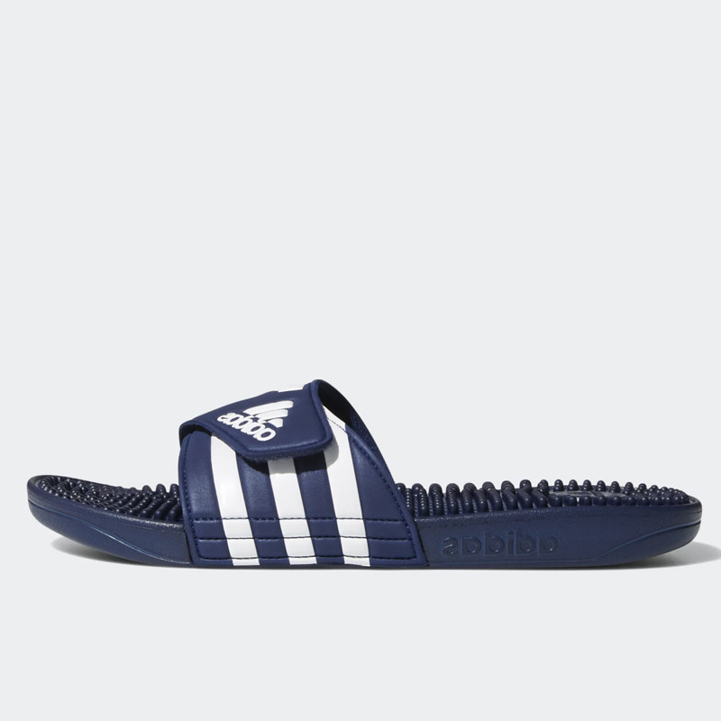 Jual Sandal Sneakers Adidas Adissage Flip Flops Dark Blue Original F35579 - hoopspoint.com