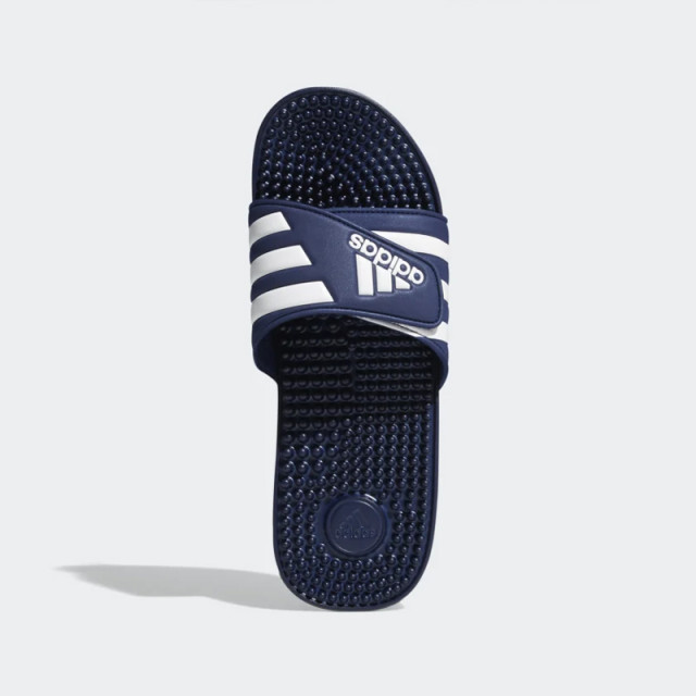 Jual Sandal Sneakers Adidas Adissage Flip Flops Dark Blue Original F35579 - hoopspoint.com