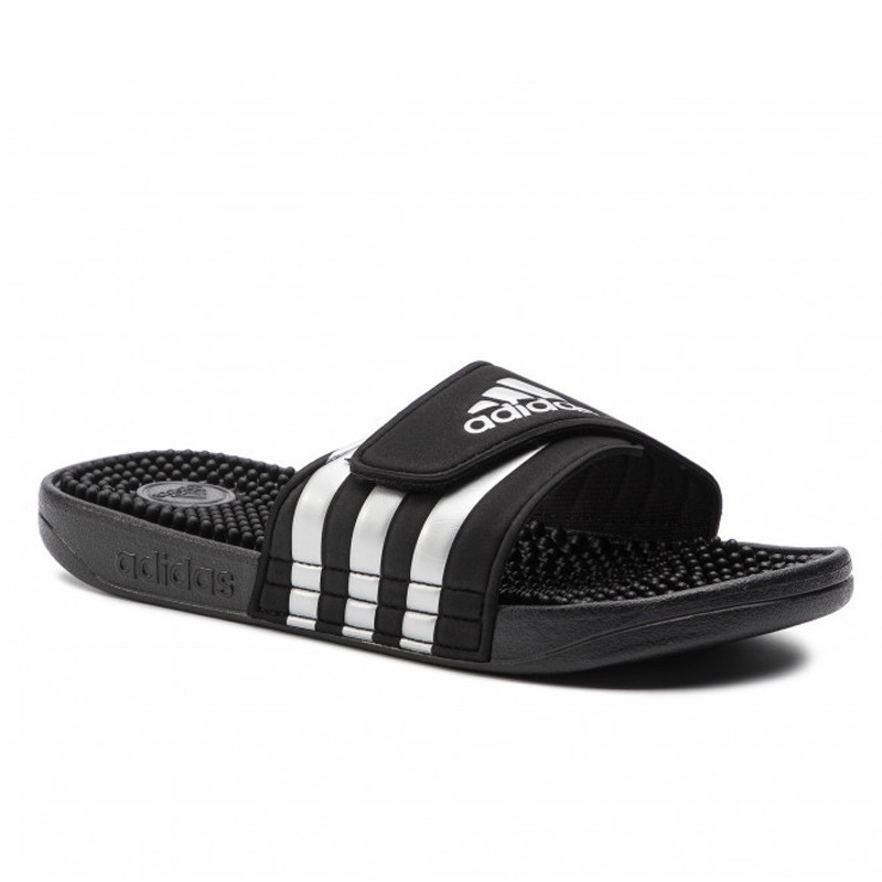 Jual Sandal Sneakers Adidas Adissage Flip Flops Black Original F35580 - hoopspoint.com