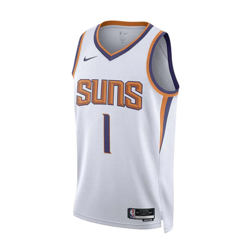 Jual Baju Basket Nike Phoenix Suns Devin Booker Association Edition Swingman Jersey White Original Fb1809-100 - hoopspoint.com