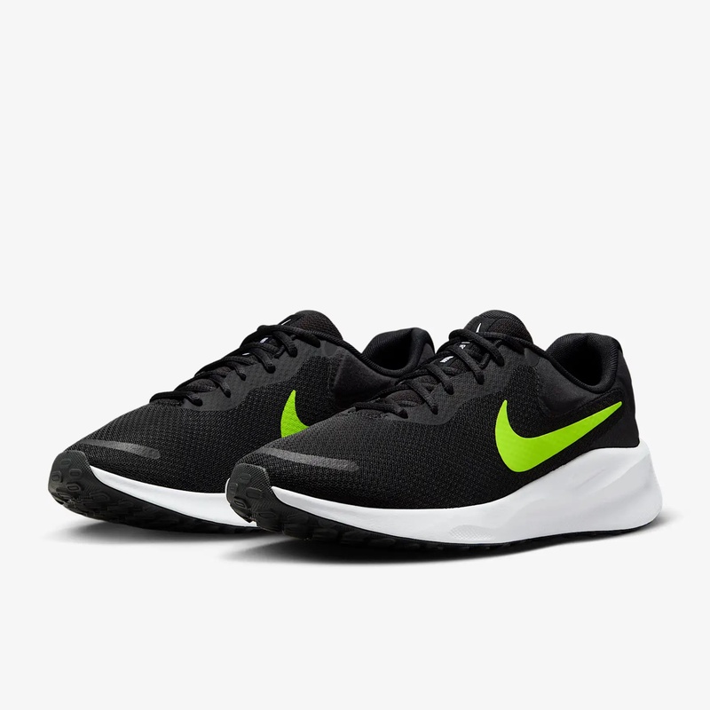 Jual Sepatu Lari Nike Revolution 7 Black Volt Original Fb2207-010 - hoopspoint.com