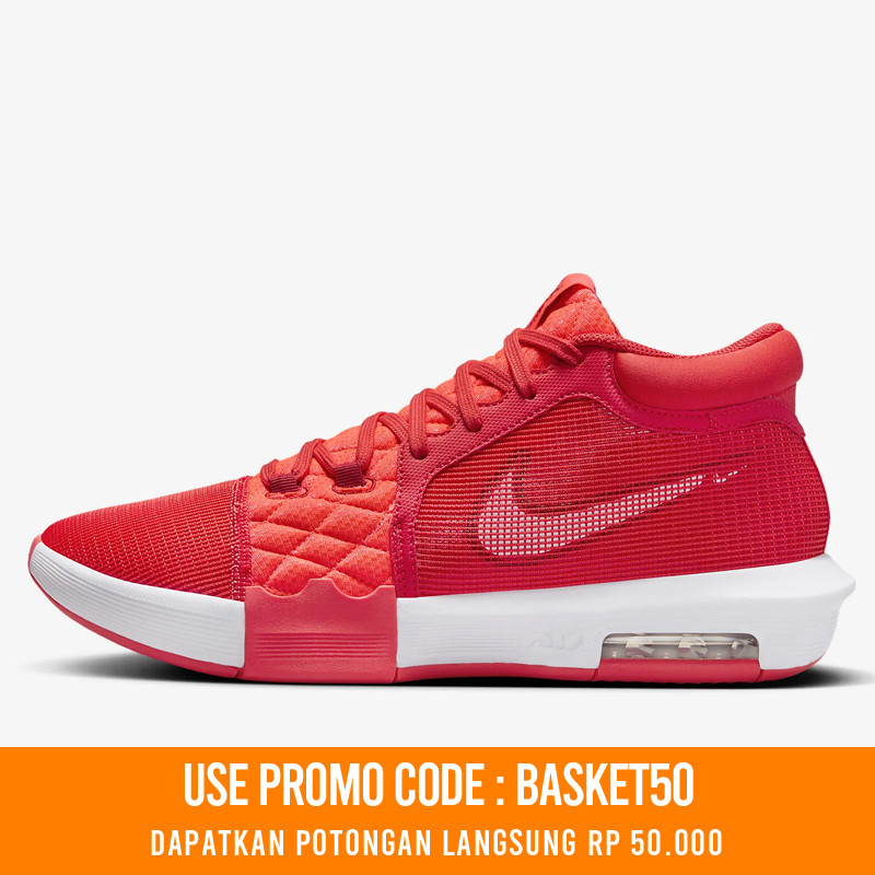 Beli Sepatu Basket Nike Lebron Witness 8 Ep Gym Red Original Fb2237-600