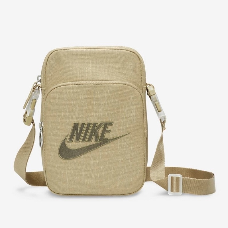 Jual Tas Sneakers Nike Heritage Crossbody 4L Beige Original Fb3041-276 - hoopspoint.com