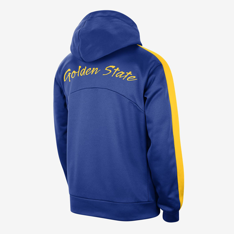 Jual Baju Basket Nike Golden State Warriors Starting 5 Hoodie Rush Blue Original Fb4288-495 - hoopspoint.com