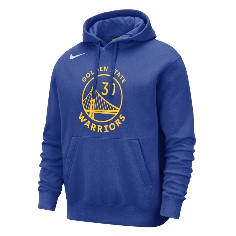 Jual Baju Basket Nike Golden State Warriors Club Hoodie Blue Original Fb4784-495 - hoopspoint.com