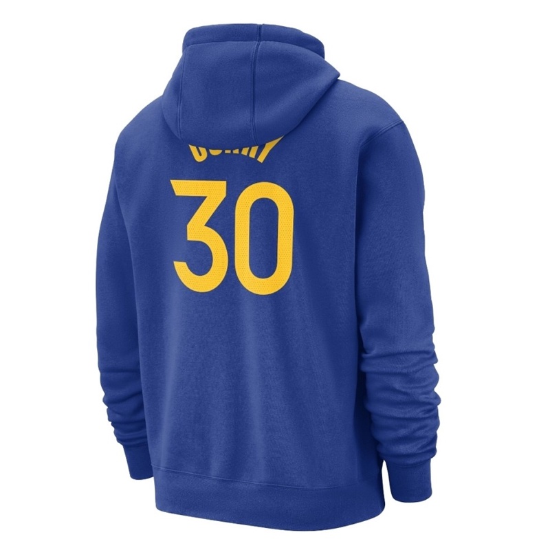 Jual Baju Basket Nike Golden State Warriors Club Hoodie Blue Original Fb4784-495 - hoopspoint.com