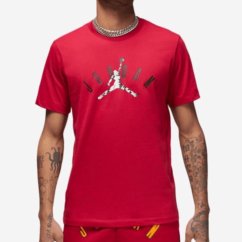 Jual Baju Basket Air Jordan Flight Mvp Tee Red Original Fb7365-619 - www.hoopspoint.com