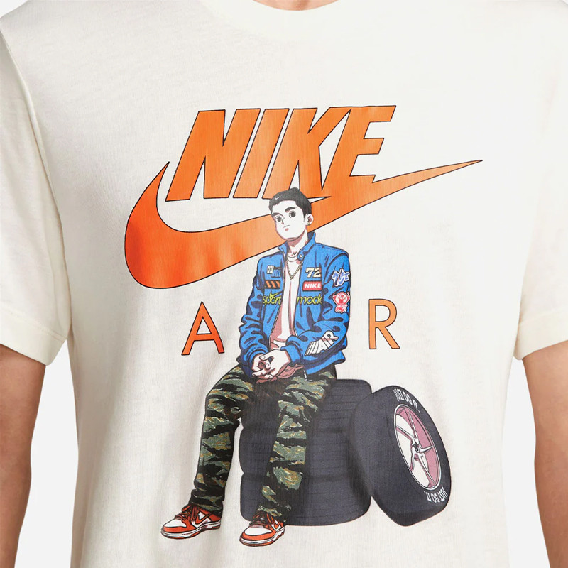 Jual Baju Sneakers Nike Anime Tee White Original Fd1333-110 - hoopspoint.com