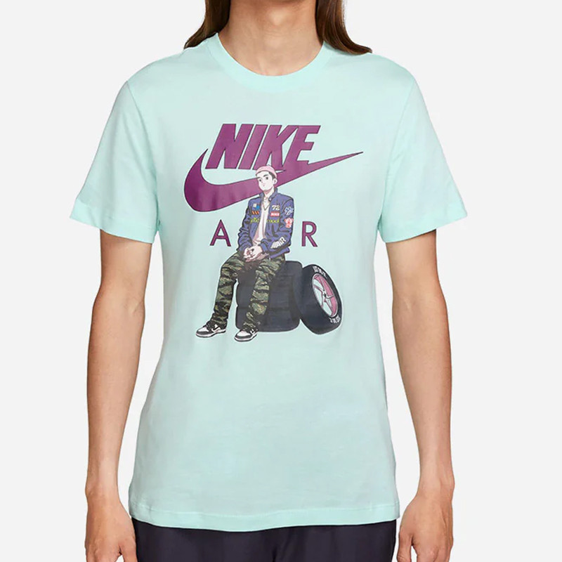 Jual Baju Sneakers Nike Anime Tee Mint Original Fd1333-346 - hoopspoint.com