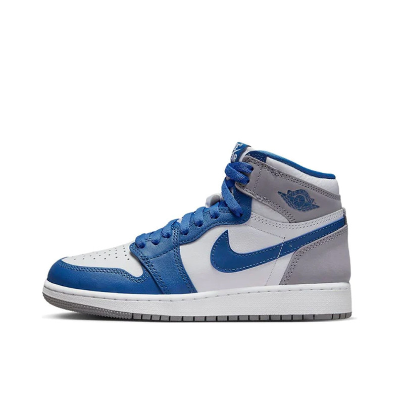 Jual Sepatu Basket Anak Air Jordan Aj 1 Retro High Og Gs True Blue Original Fd1437-410 - hoopspoint.com