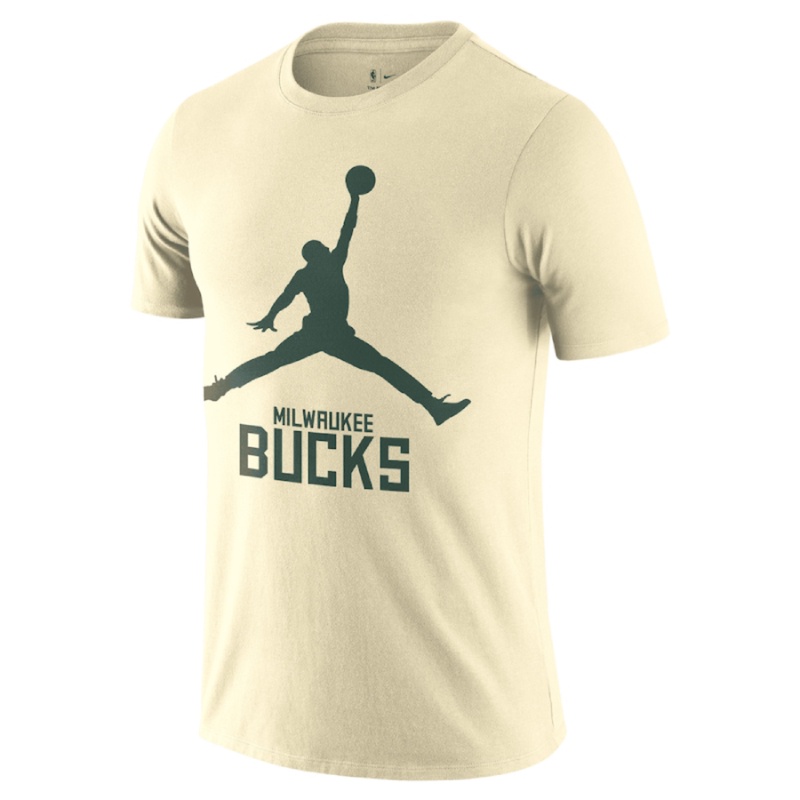 Jual Baju Basket Air Jordan Milwaukee Bucks Essential Tee White Original Fd1474-280 - hoopspoint.com