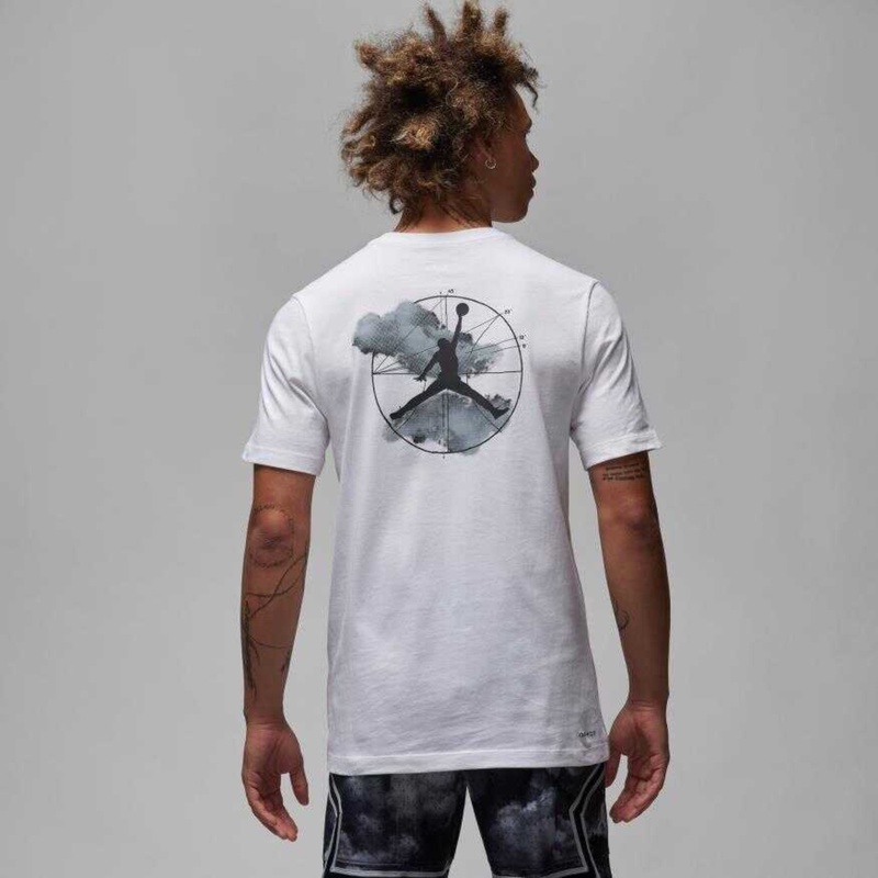 Jual Baju Sneakers Air Jordan Sport Gfx Tee White Original Fd7001-100 - hoopspoint.com