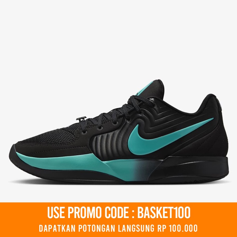 Beli Sepatu Basket Nike Ja 2 Ep Black Bleached Turqoise Original Fd7327-003