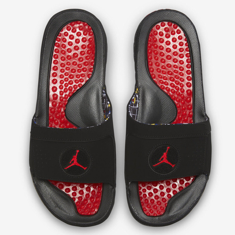 Jual Sandal Sneakers Air Jordan Hydro Viii 8 Retro Slides Black Red Original Fd7674-001 - hoopspoint.com